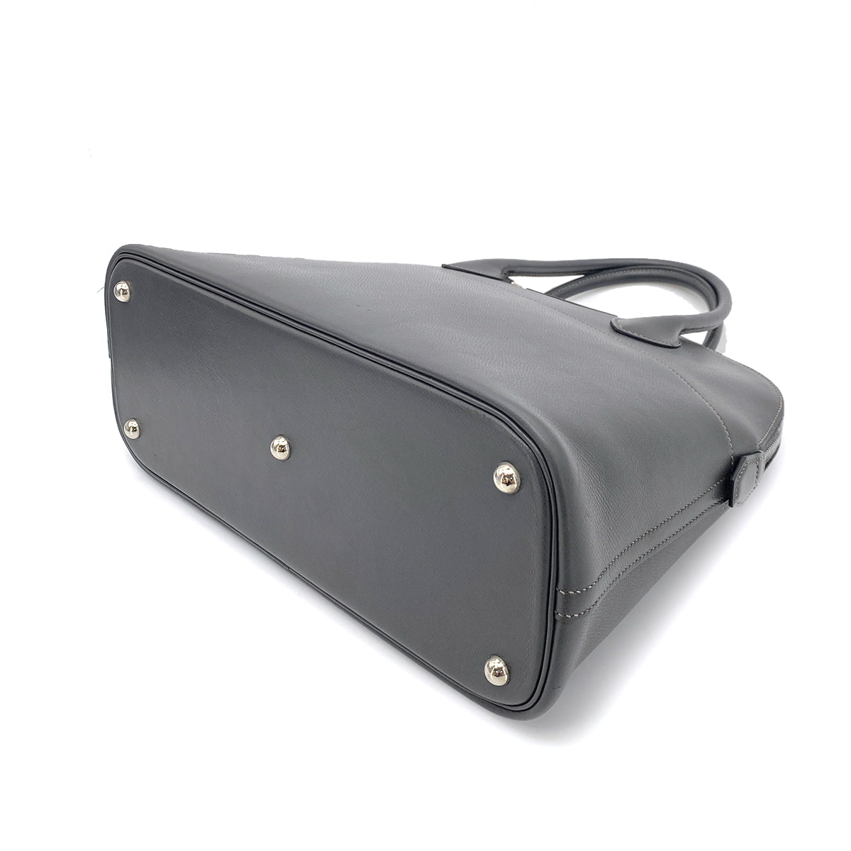 HERMES BOLIDE 35 GRAPHITE COUCHEVEL HAND SHOULDER BAG □F 90255360