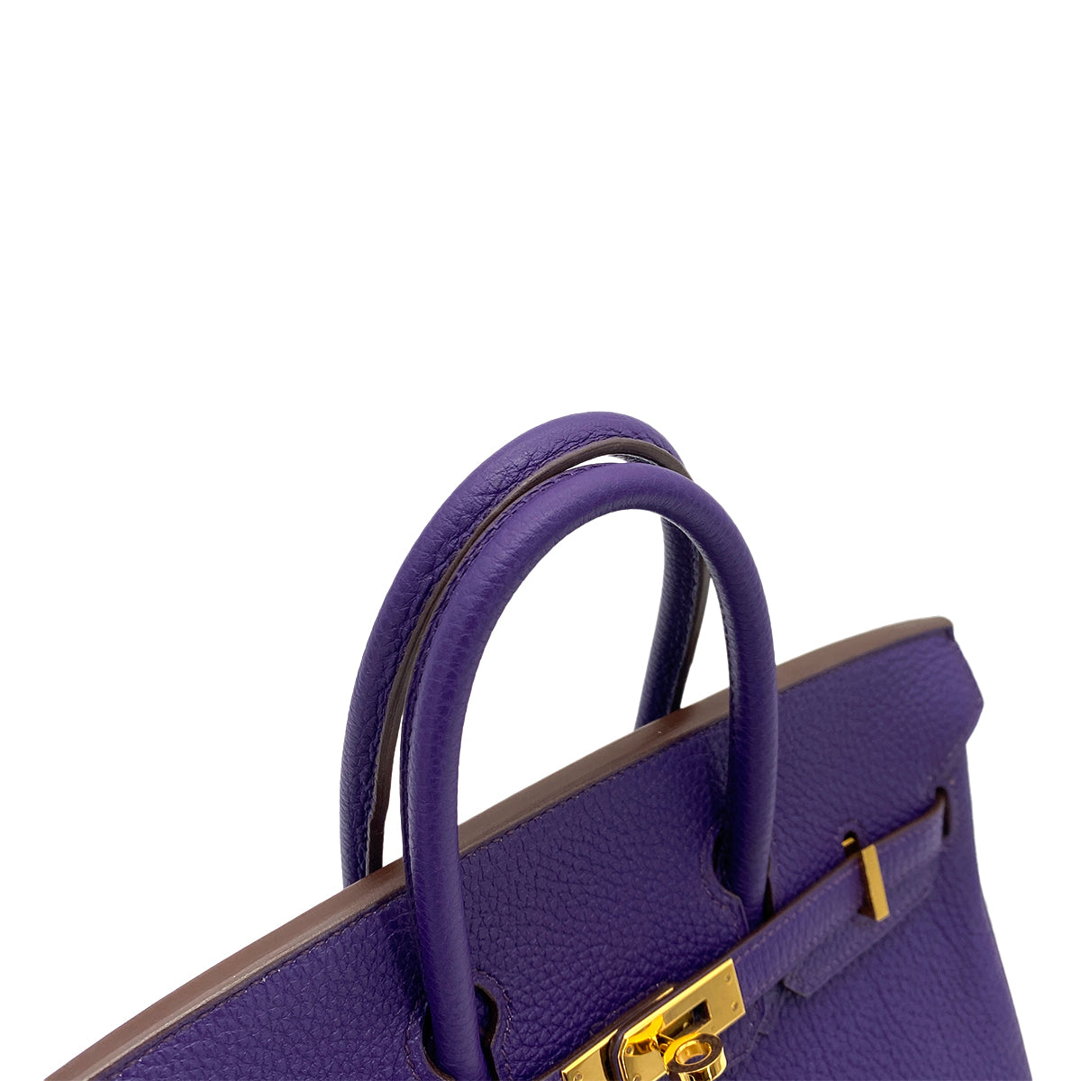 HERMES BIRKIN 25 ULTRAVIOLET TOGO HAND BAG □N GHW 90255369