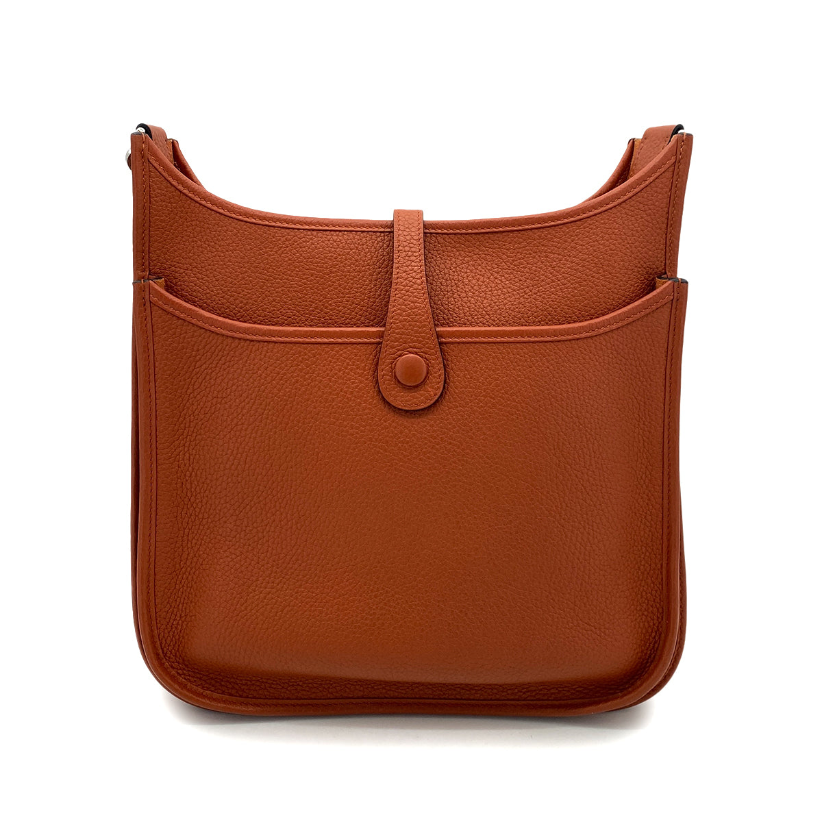HERMES EVELYNE 3 PM AMAZON CUIVRE TAURILLON CLEMENCE SHOULDER BAG Z 90255673