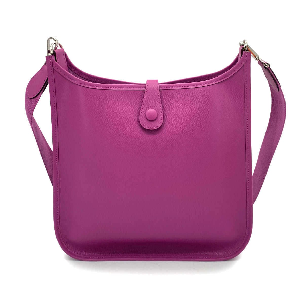 HERMES EVELYNE PM CYCLAMEN EPSOM SHOULDER BAG □I 90255679