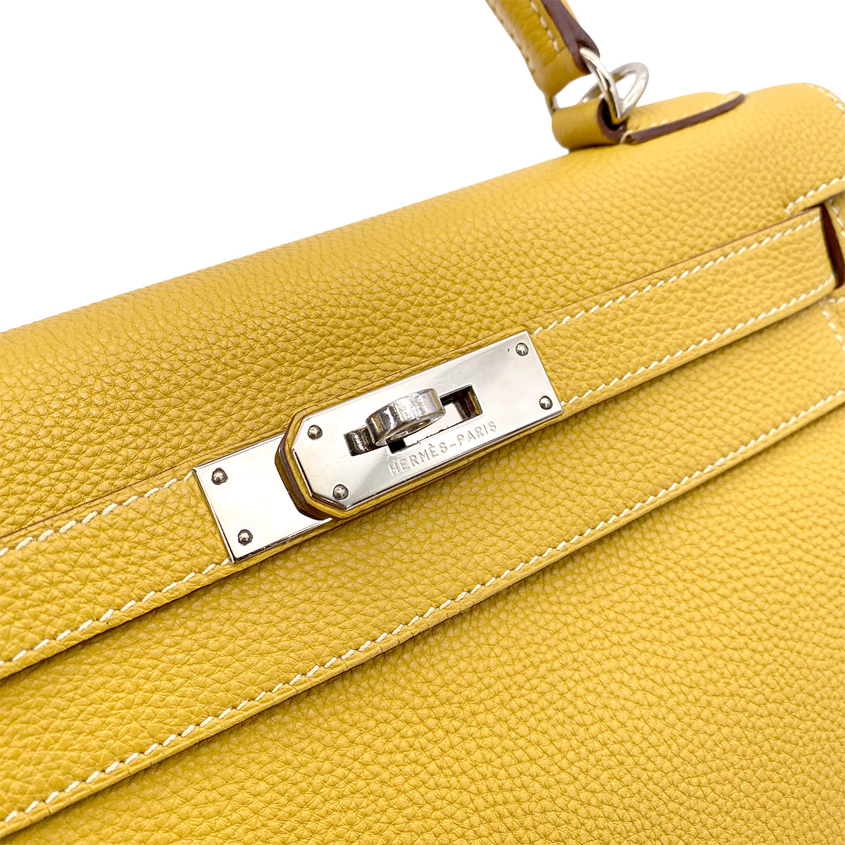 HERMES KELLY 28 SELLIER CURRY TOGO HAND SHOULDER □L BAG SHW 90255682