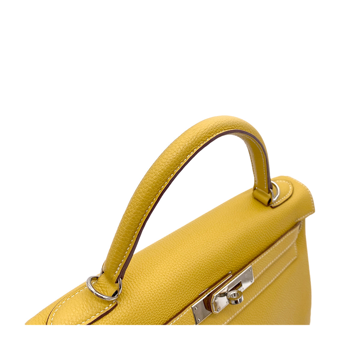 HERMES KELLY 28 SELLIER CURRY TOGO HAND SHOULDER □L BAG SHW 90255682