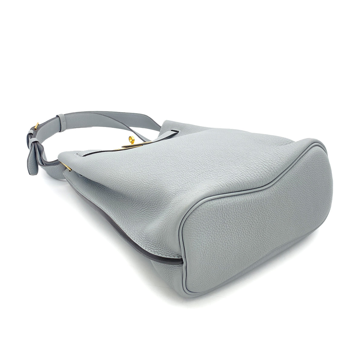 HERMES SO KELLY 22 BLUE GLACIER TOGO SHOULDER BAG T GHW 90255737