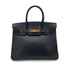 HERMES BIRKIN 30 BLACK ARDENNES HAND BAG □E GHW 90255782 - PURPOSE
