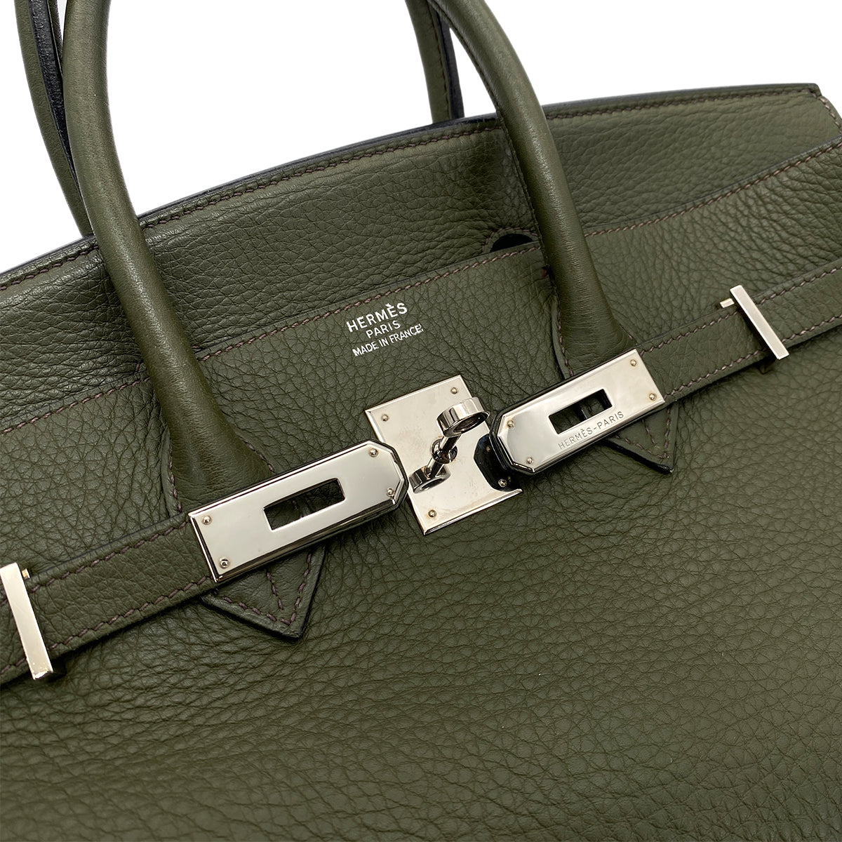 HERMES BIRKIN 35 CANOPEE TAURILLON CLEMENCE HAND BAG □E SHW 90255854