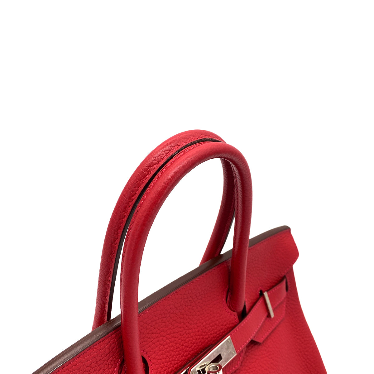 HERMES BIRKIN 30 ROUGE CASAQUE TAURILLON CLEMENCE HAND BAG □Q SHW 90255909