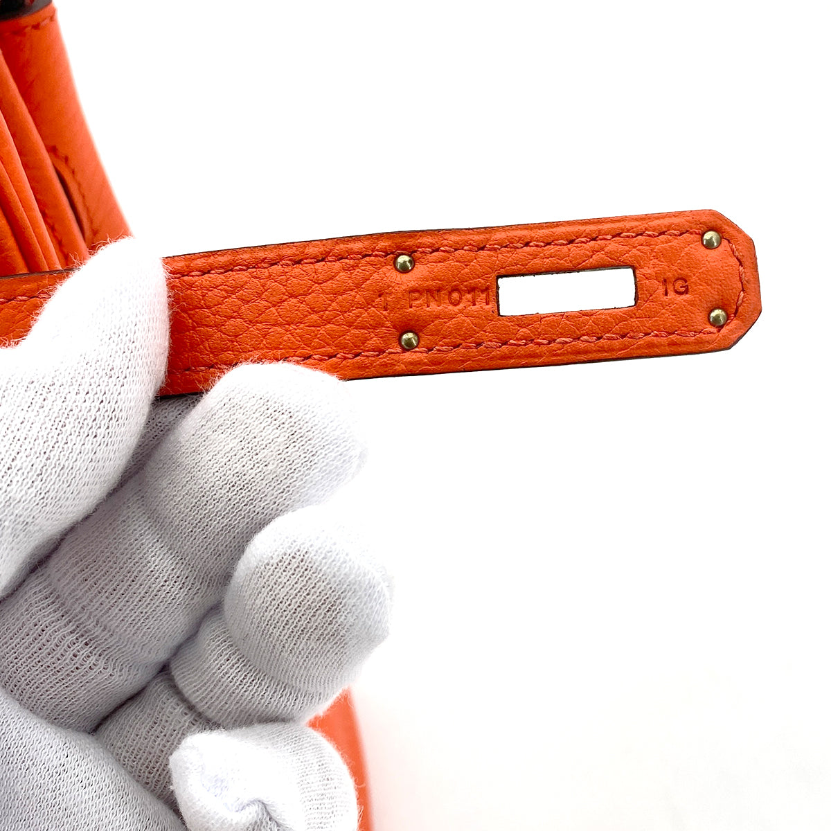 HERMES BIRKIN 30 ORANGE POPY TAURILLON CLEMENCE HAND BAG T SHW 90255931