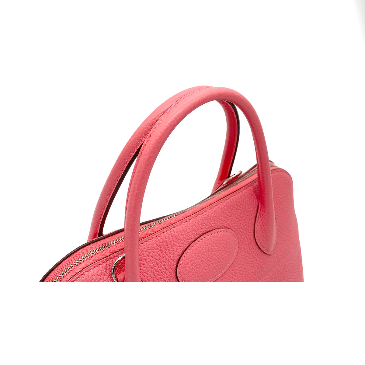 HERMES BOLIDE 31 ROSE AZALEE TAURILLON CLEMENCE HAND SHOULDER BAG Y SHW 90255949