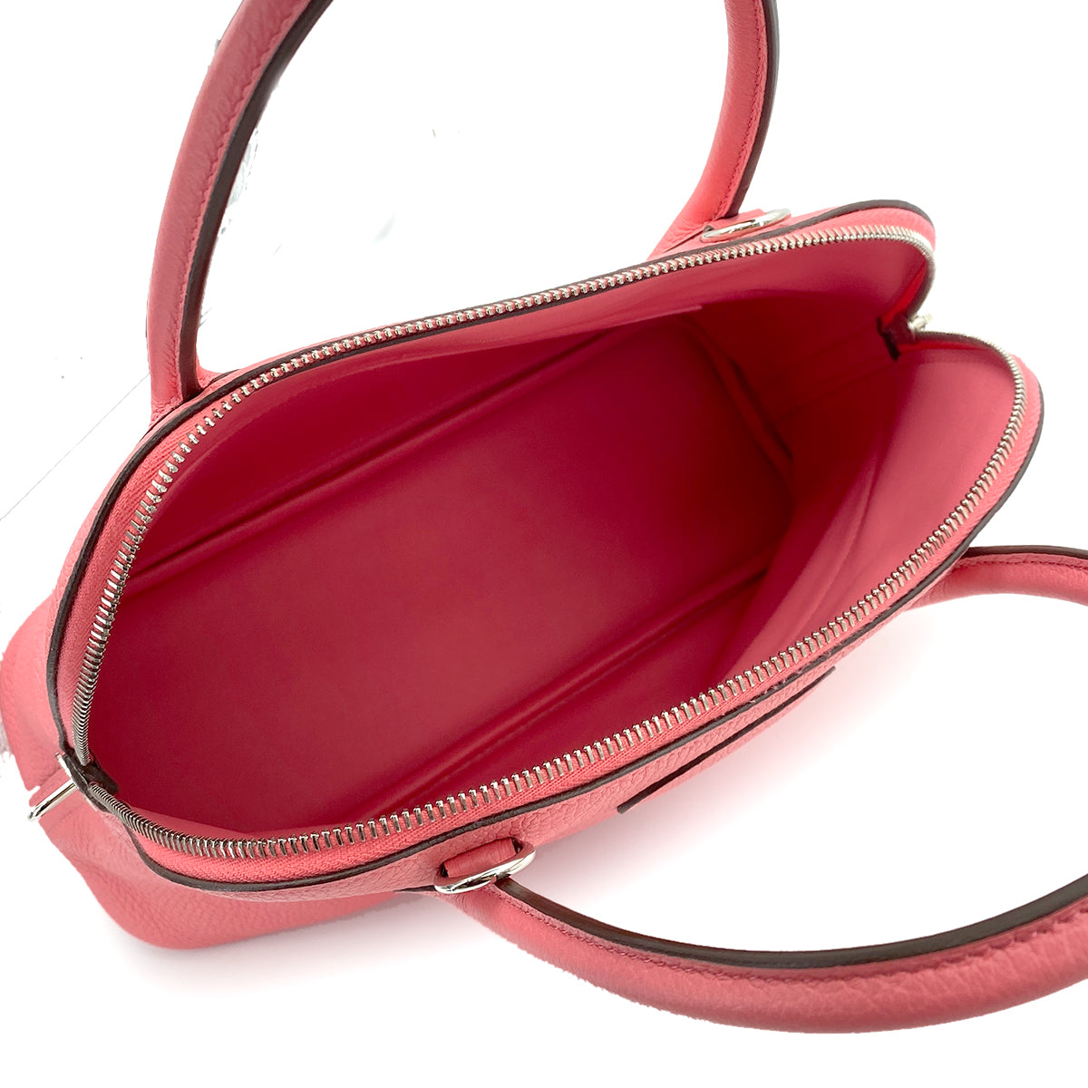 HERMES BOLIDE 31 ROSE AZALEE TAURILLON CLEMENCE HAND SHOULDER BAG Y SHW 90255949