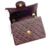 CHANEL VINTAGE MINI SQUARE 17 CHAIN SHOULDER BAG BORDEAUX LAMB SKIN 90255954 - PURPOSE