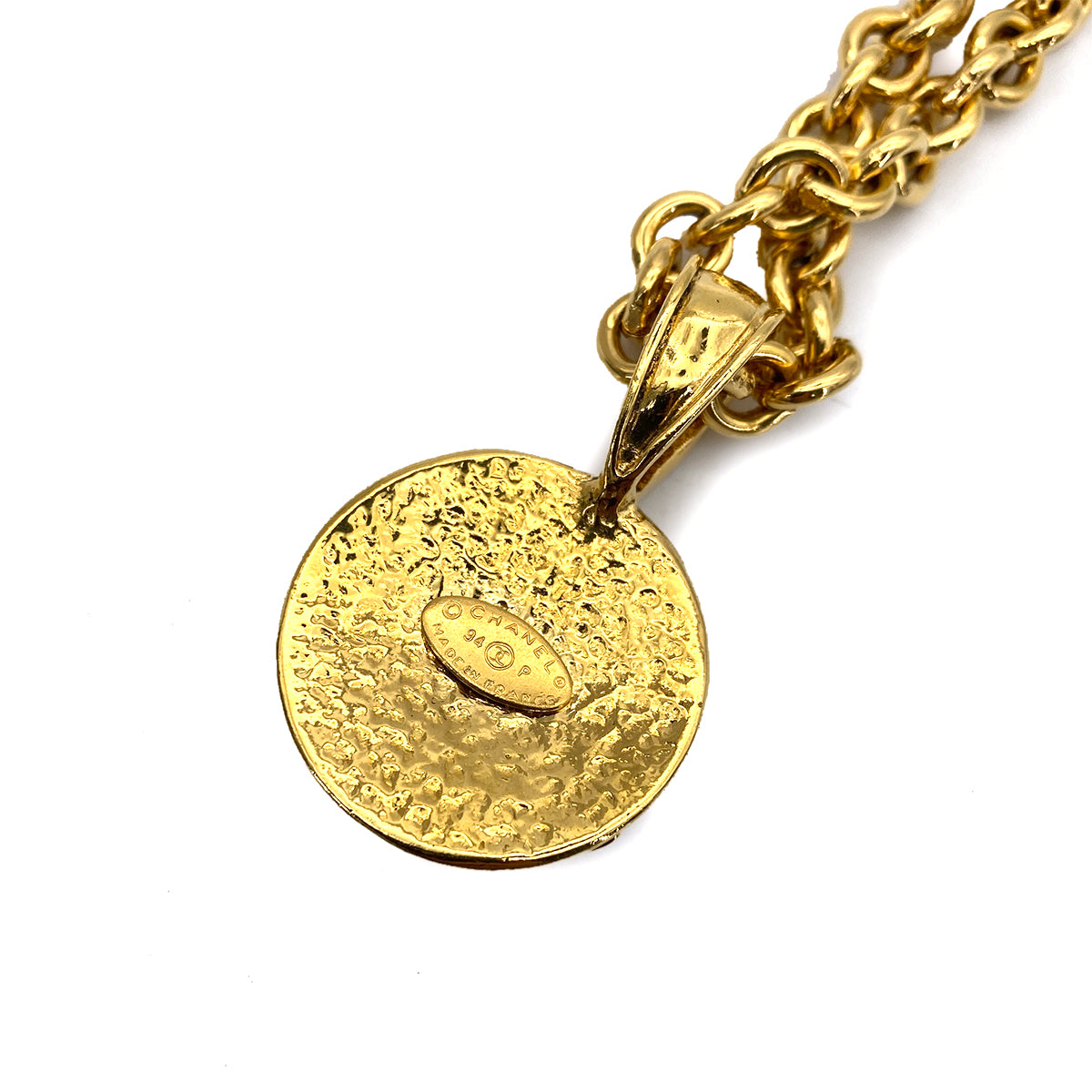 CHANEL VINTAGE NECKLACE COCOMARK ACCESSORY 94P 90255958