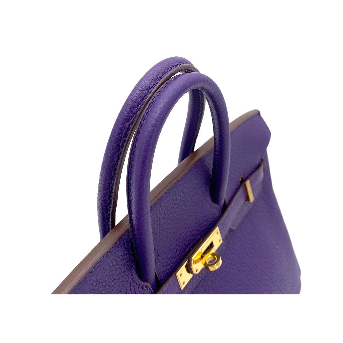 HERMES BIRKIN 25 IRIS TOGO HAND BAG □N 90255369