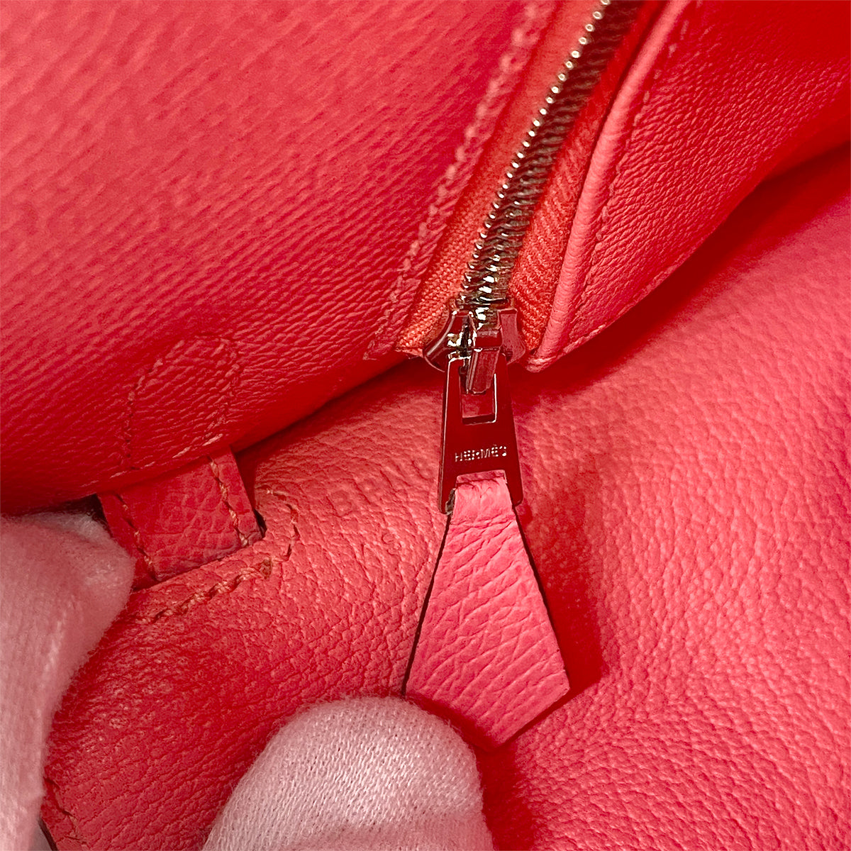 HERMES KELLY 25  SELLIER ROSE AZALEE EPSOM HAND SHOULDER BAG SHW B 90256404