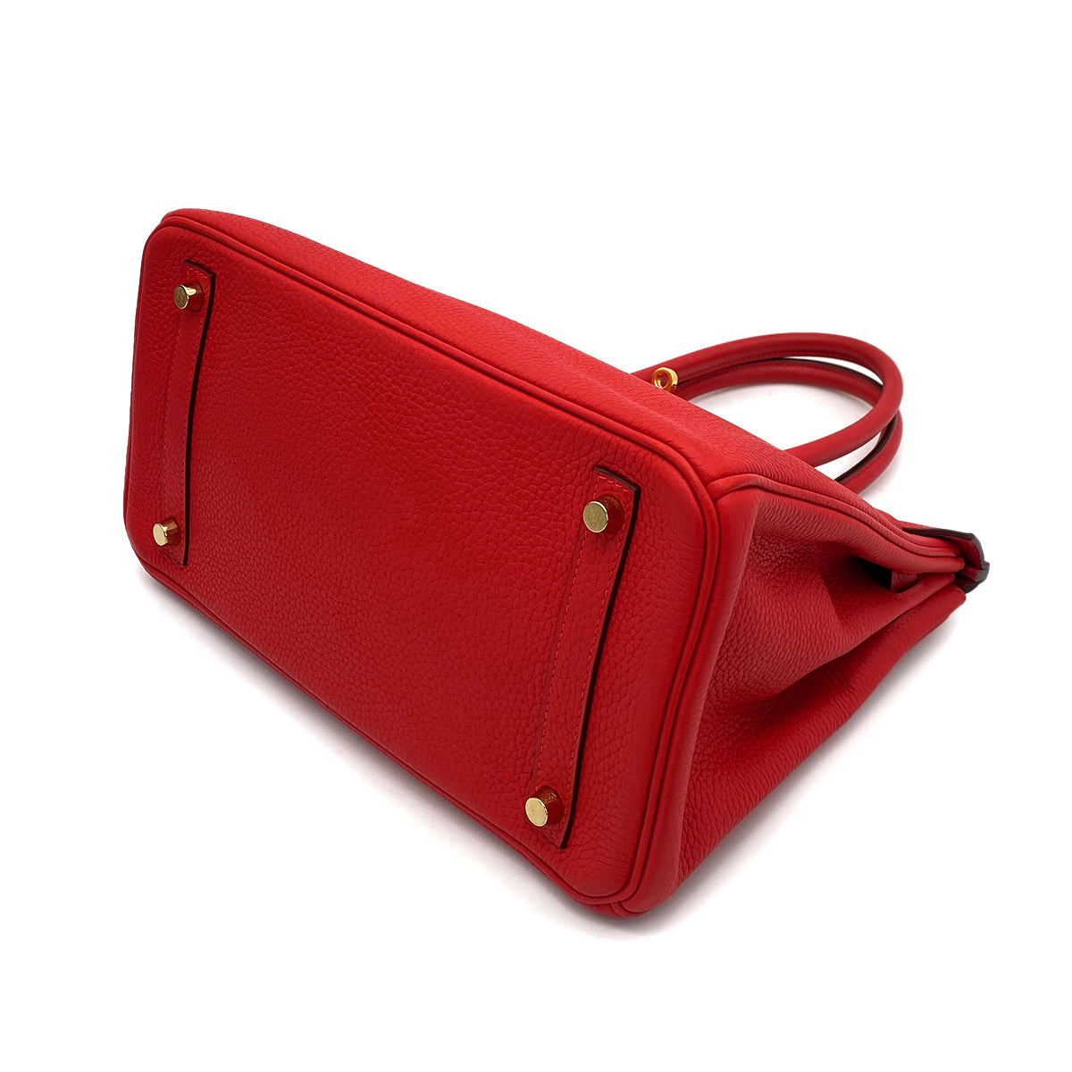 HERMES BIRKIN 30 ROUGE DE COEUR TOGO HAND BAG X GHW 90256425