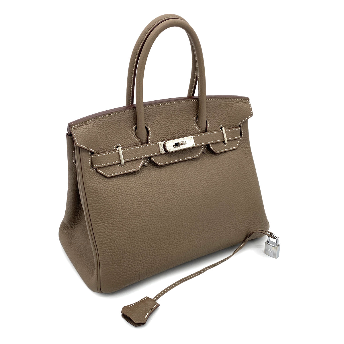 HERMES BIRKIN 30 ETOUPE TOGO HAND BAG A SHW 90256426
