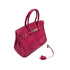 HERMES BIRKIN 30 FUCHSIA CROCODILE NILOTICUS HAND BAG □I SHW 90256428 - PURPOSE