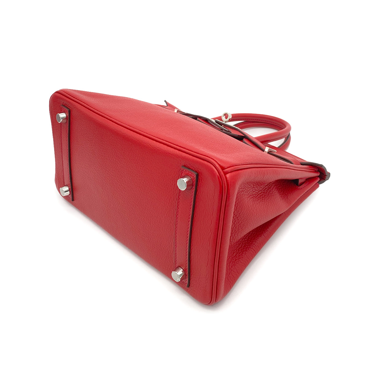 HERMES BIRKIN 25 ROUGE COEUR TOGO HAND BAG SHW D SHW 90256461