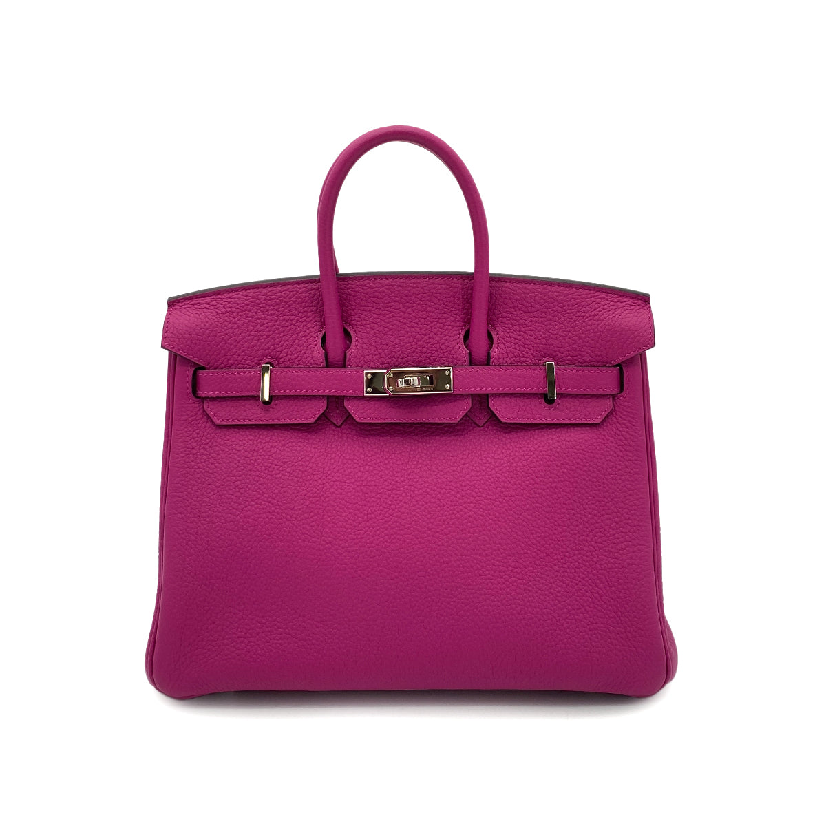 HERMES BIRKIN 25 ROSE PURPLE TOGO HAND BAG C SHW 90256465
