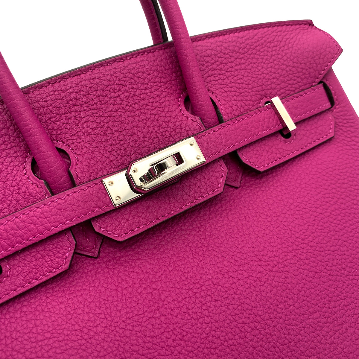 HERMES BIRKIN 25 ROSE PURPLE TOGO HAND BAG C SHW 90256465