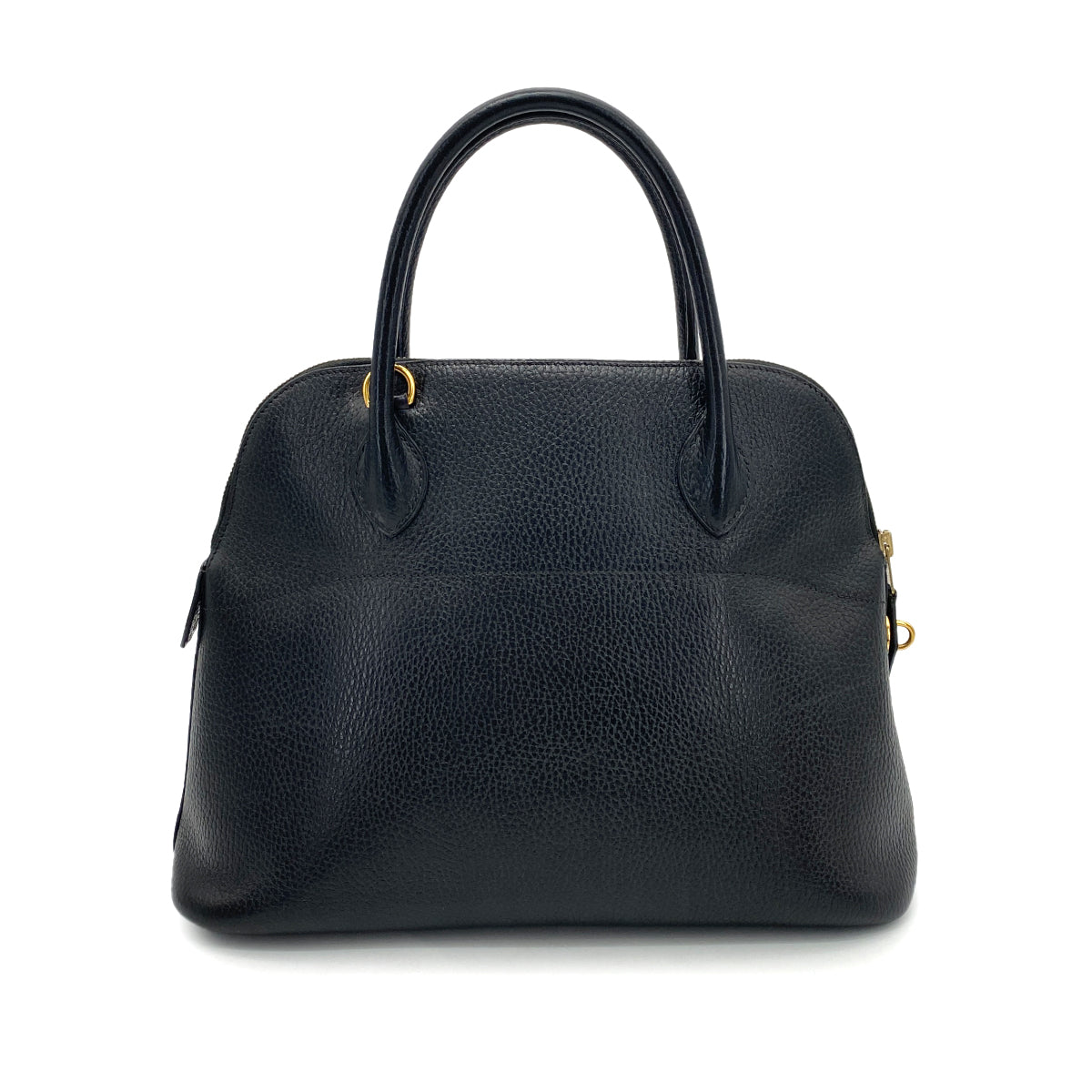 HERMES BOLIDE 31 BLACK ARDENNES HAND SHOULDER BAG 〇X 90256921