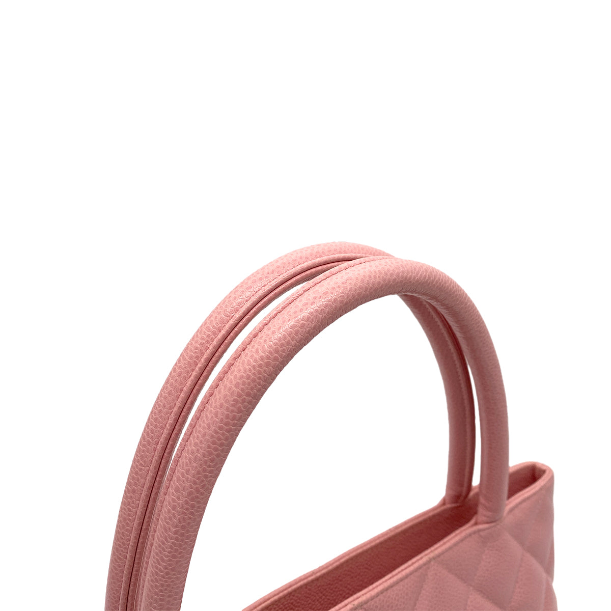 CHANEL VINTAGE MEDALLION TOTE BAG PINK CAVIAR SKIN 90256925