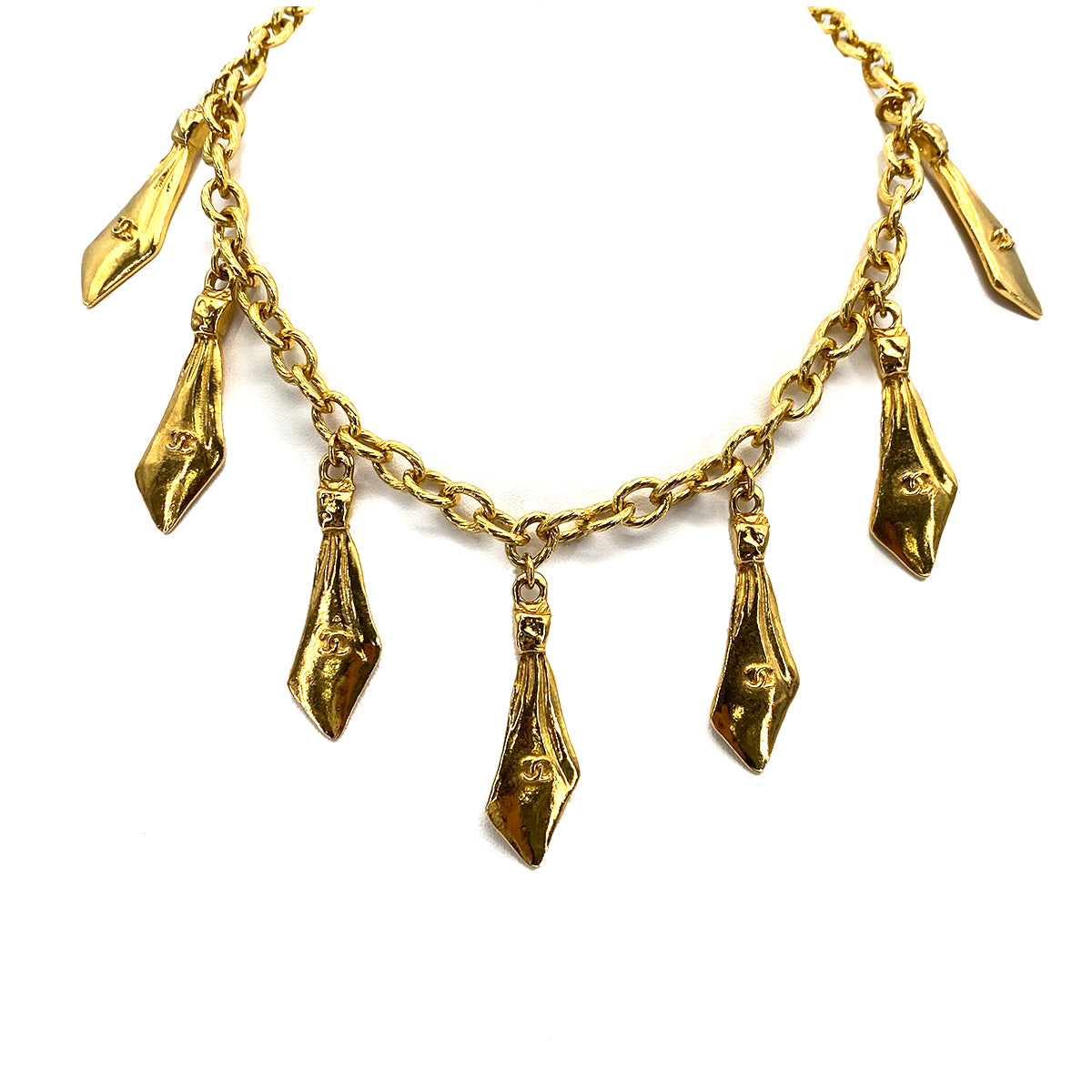 CHANEL VINTAGE NECKLACE NECKTIE ACCESSORY 94P 90256926