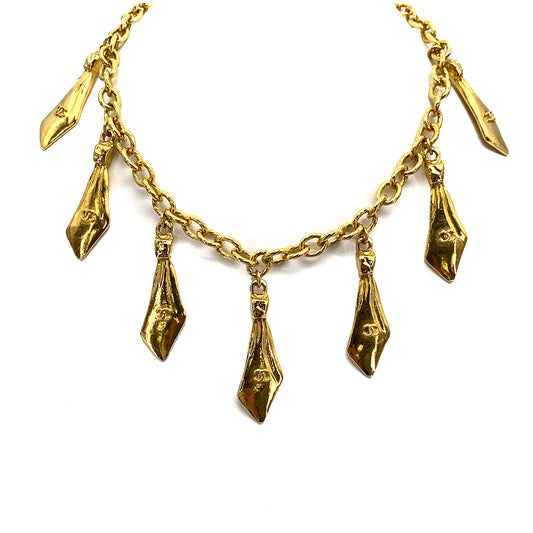 CHANEL VINTAGE NECKLACE NECKTIE ACCESSORY 94P 90256926