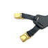 CHANEL VINTAGE SUSPENDER LOGO BEIGE BLACK CANVAS LEATHER 90256935 - PURPOSE