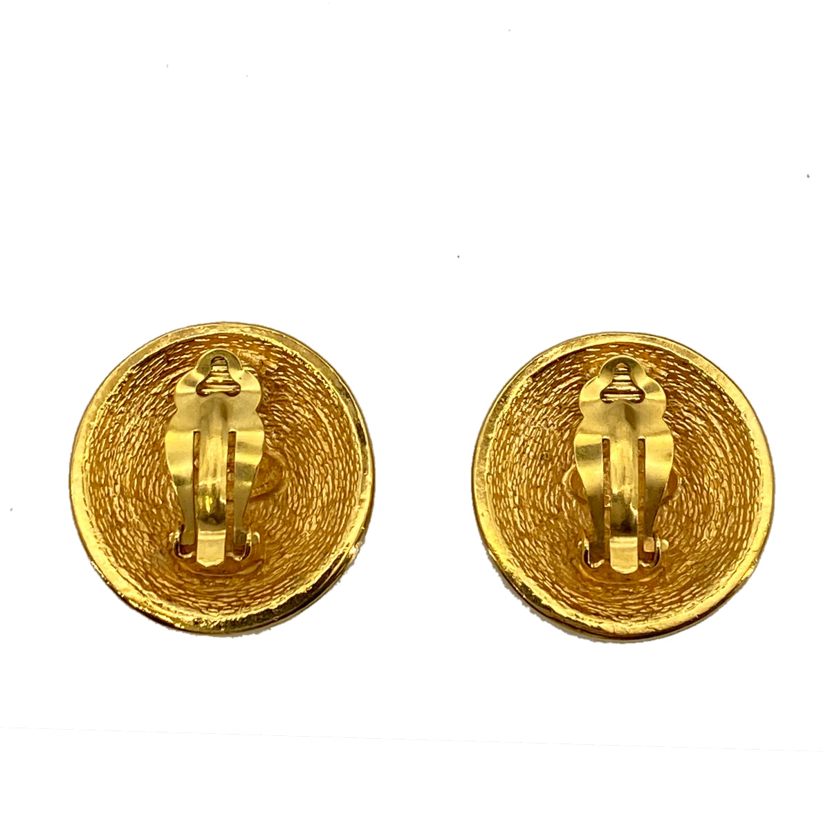 CHANEL VINTAGE EARRINGS ROUND COCOMARK ACCESSORY 90256939