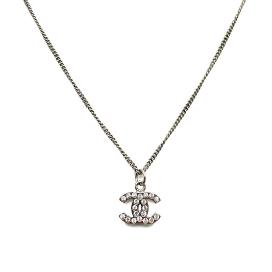 CHANEL VINTAGE NECKLACE COCOMARK RHINESTONE ACCESSORY 07V 90256952