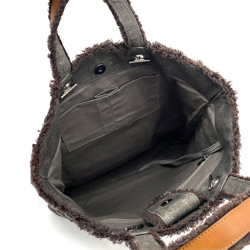 CHANEL GRAFFITI BRICOLAGE TOTE SHOULDER BAG CANVAS A92317 90257290 - PURPOSE