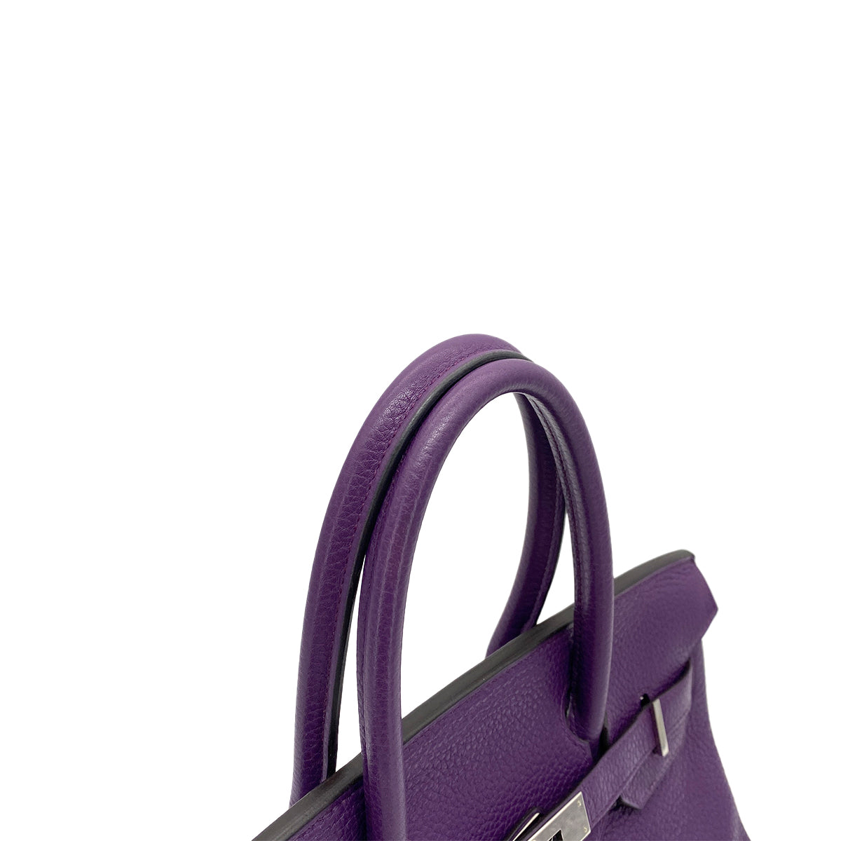 HERMES BIRKIN 30 ULTRA VIOLET TAURILLON CLEMENCE HAND BAG □P SHW 90257294