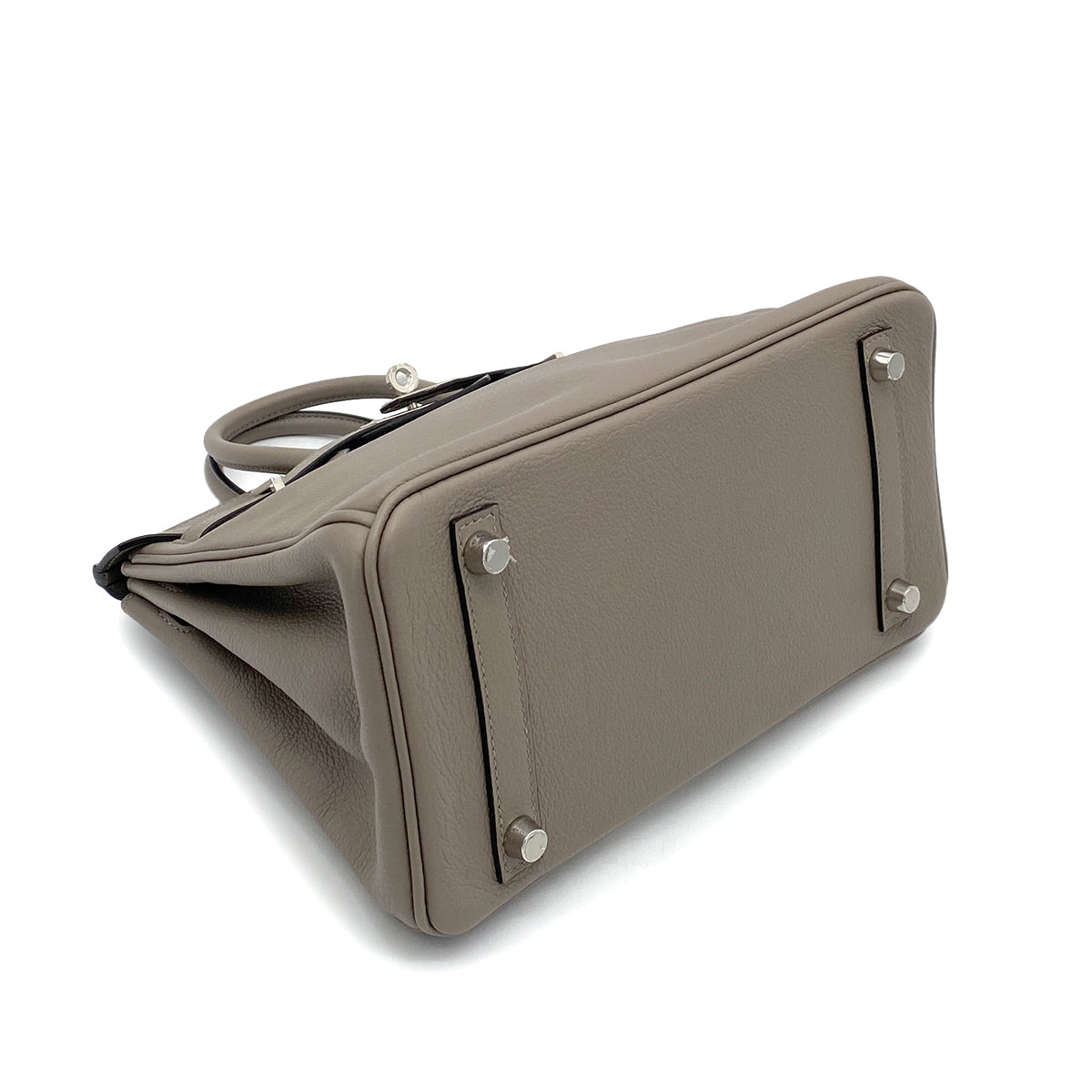 HERMES BIRKIN 25 GRIS ASPHALTE TAURILLON NOVILLO HAND BAG Y SHW 90257310