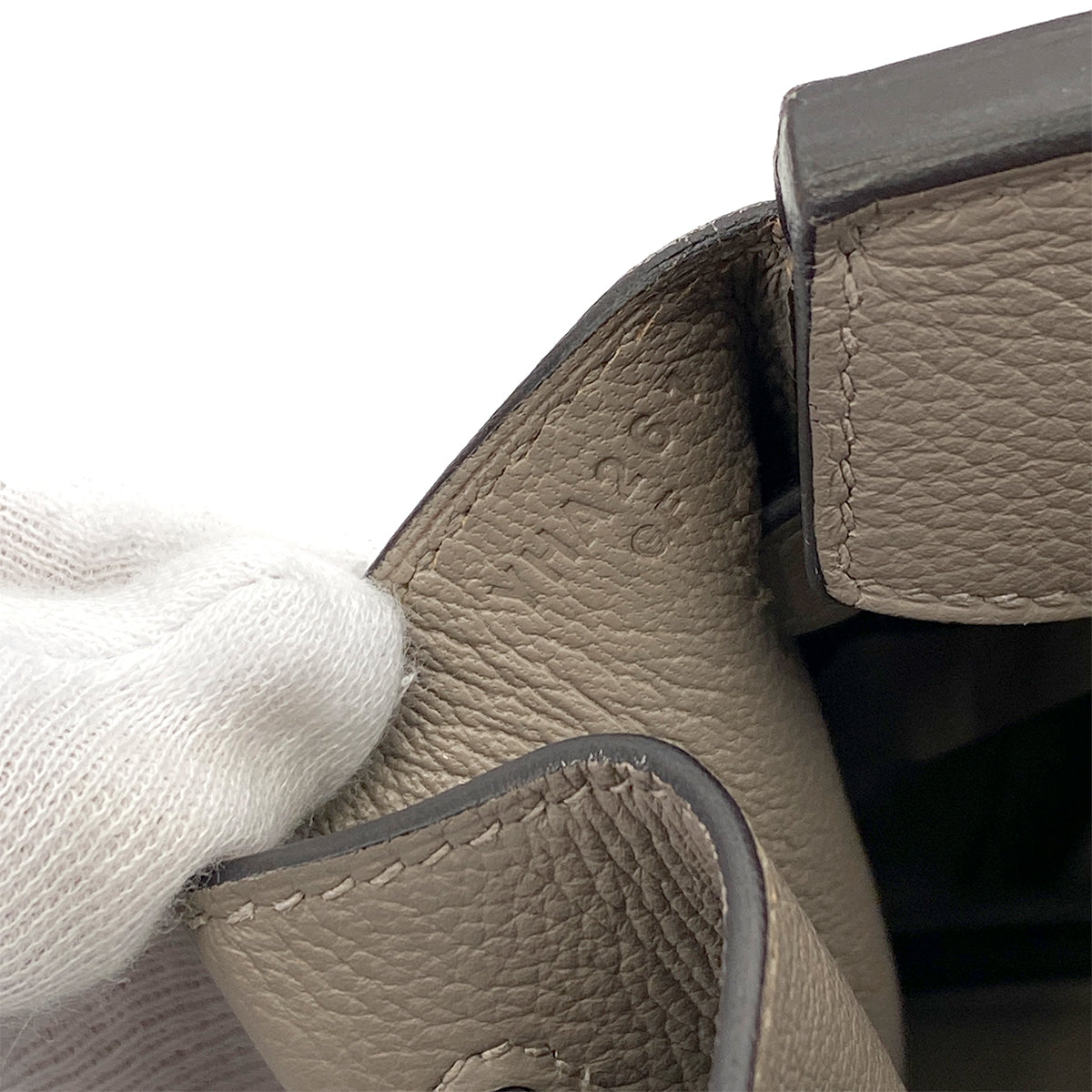 HERMES BIRKIN 25 GRIS ASPHALTE TAURILLON NOVILLO HAND BAG Y SHW 90257310