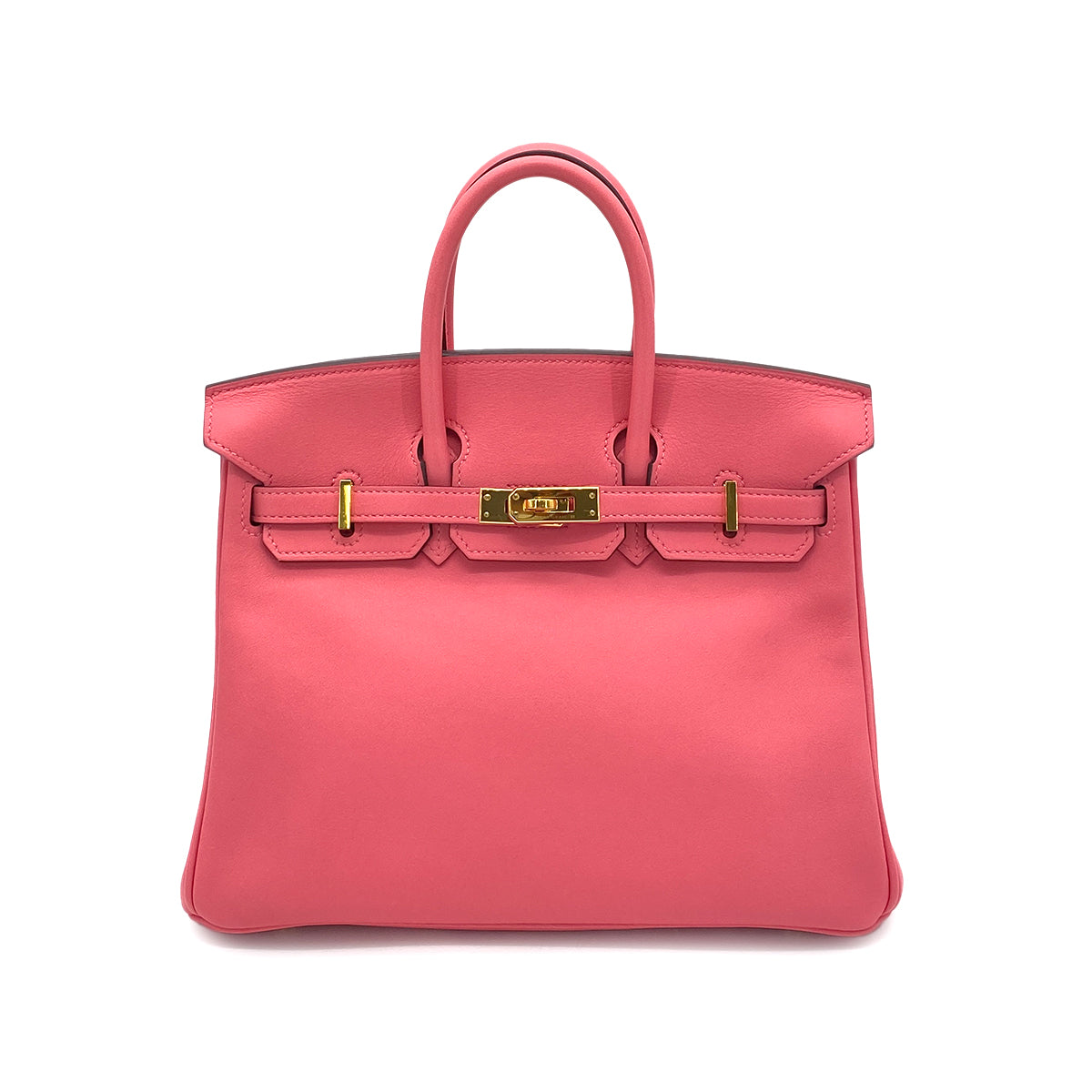 HERMES BIRKIN 25 ROSE AZALEE SWIFT HAND BAG A GHW 90257447