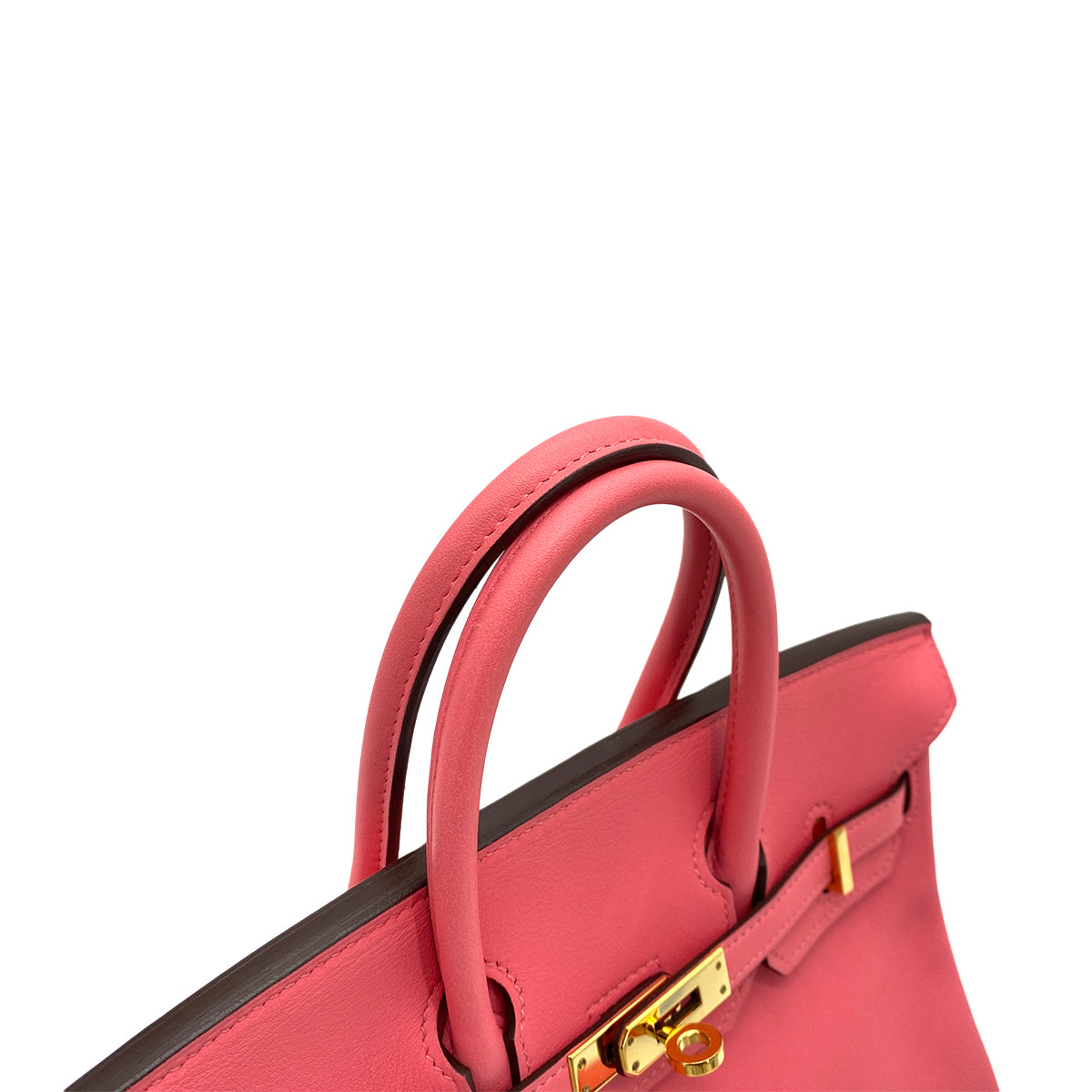 HERMES BIRKIN 25 ROSE AZALEE SWIFT HAND BAG A GHW 90257447