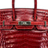 HERMES BIRKIN 25 ROUGE H CROCODILE NILOTICUS HAND BAG □L SHW 90257459 - PURPOSE
