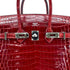 HERMES BIRKIN 25 ROUGE H CROCODILE NILOTICUS HAND BAG □L SHW 90257459 - PURPOSE