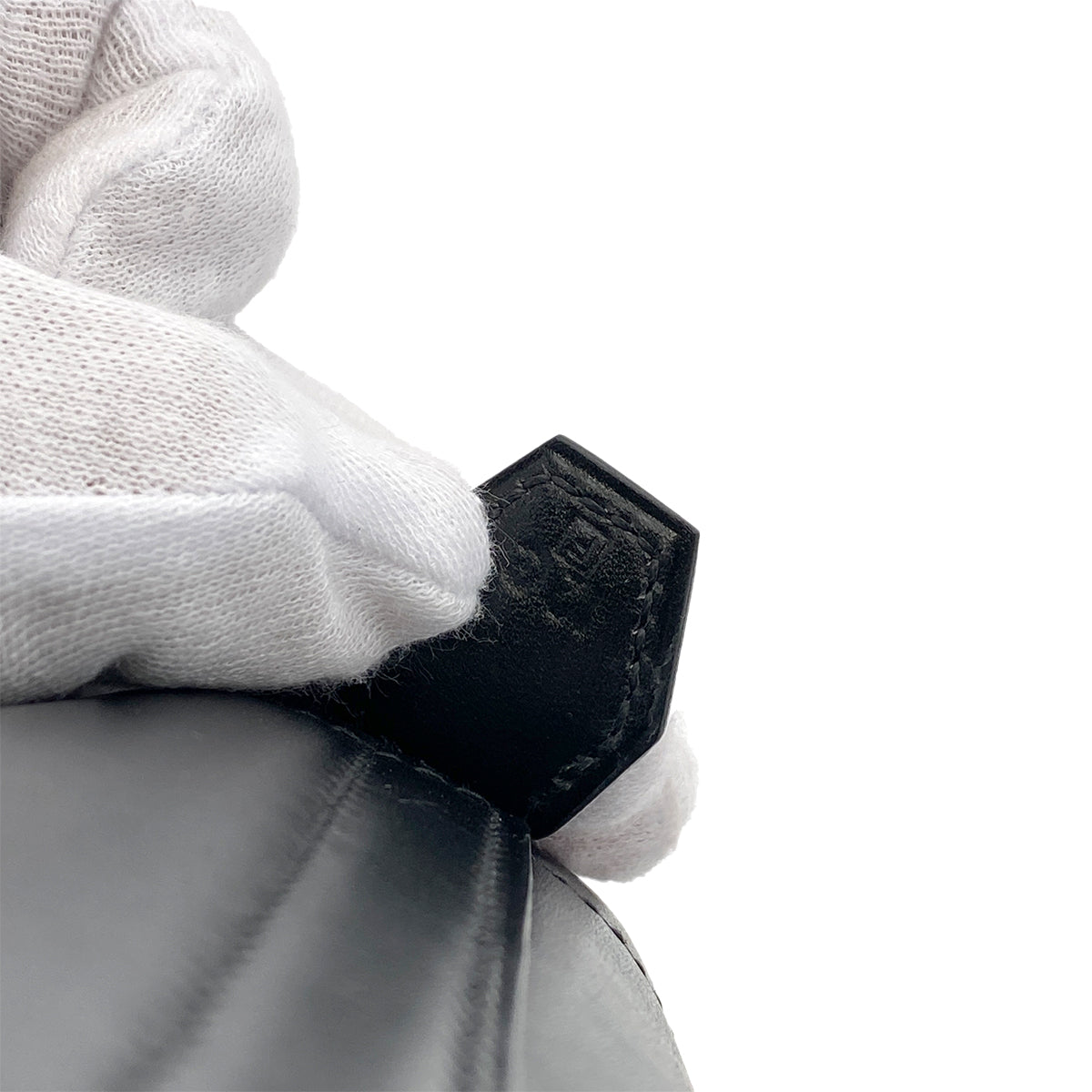 HERMES BOLIDE 31 BLACK BOXCALF HAND SHOULDER BAG □F 90257595