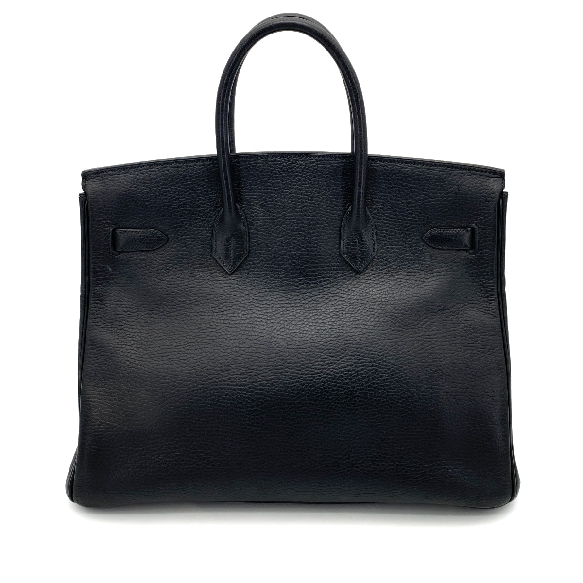 HERMES BIRKIN 35 BLACK ARDENNES HAND BAG □F GHW 90257598