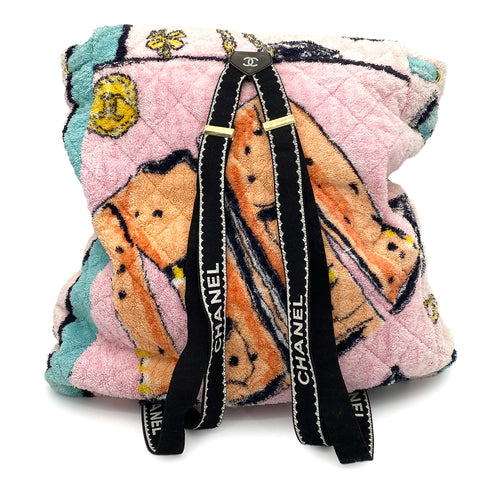CHANEL VINTAGE BACK PACK PILE FABRIC MULTICOLOR 90258067 - PURPOSE