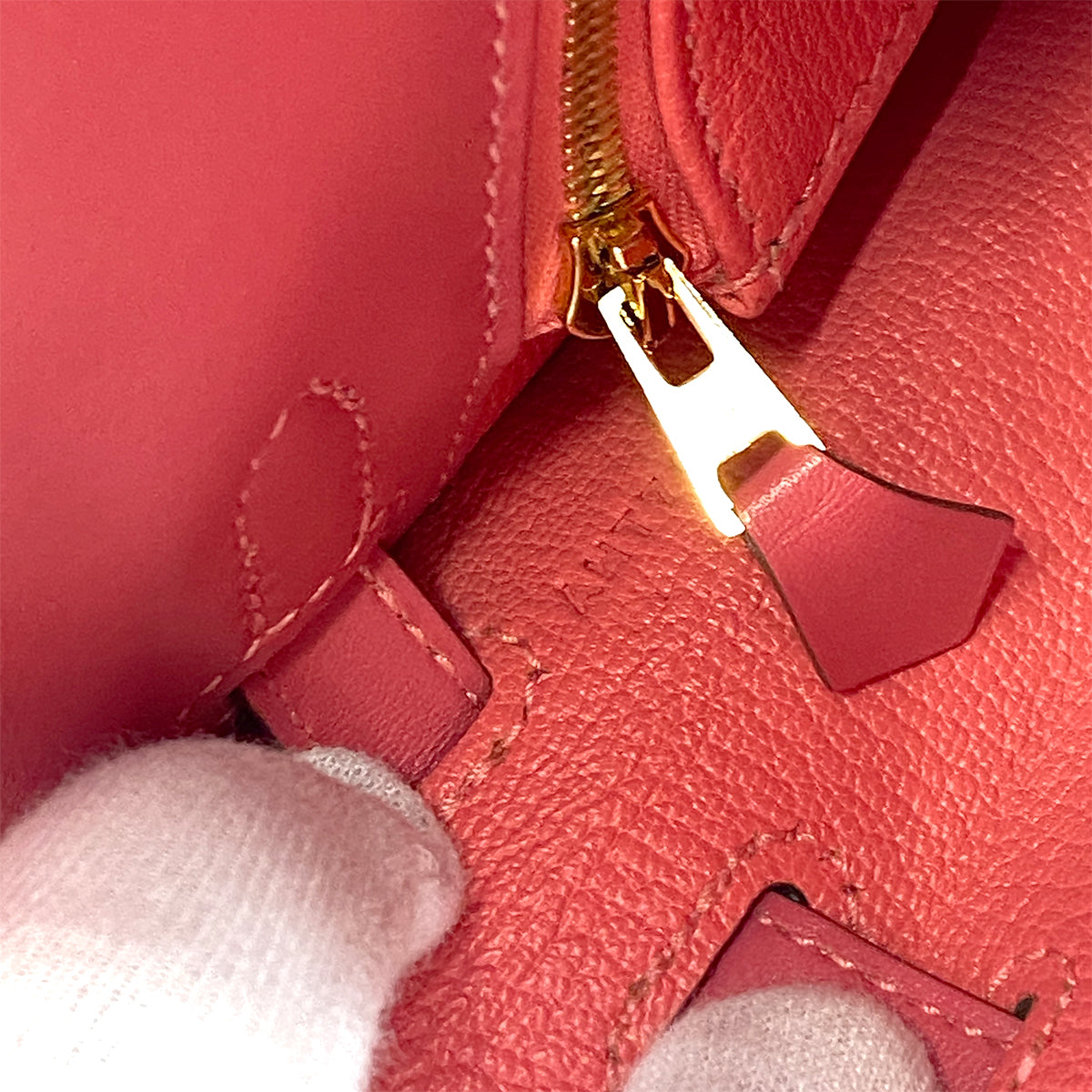 HERMES KELLY 25 SELLIER ROSE AZALEE BOX CALF HAND SHOULDER BAG GHW A 90258089