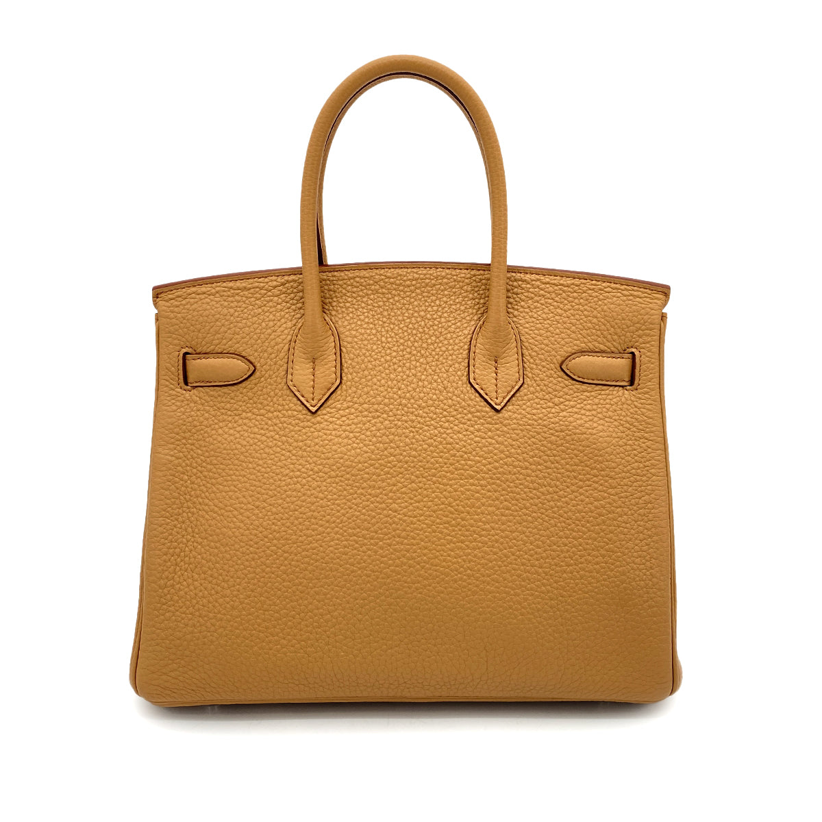 HERMES BIRKIN 30 TABAC CAMEL TAURILLON CLEMENCE HAND BAG □M SHW 90258092