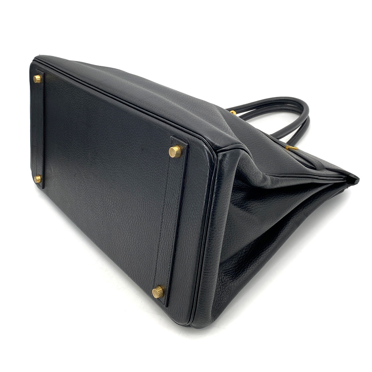 HERMES BIRKIN 40 BLACK ARDENNES HAND BAG 〇Z GHW 90258106