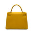 HERMES KELLY 28 SELLIER JAUNE COUCHEVEL HAND SHOULDER BAG □D GHW 90258107 - PURPOSE