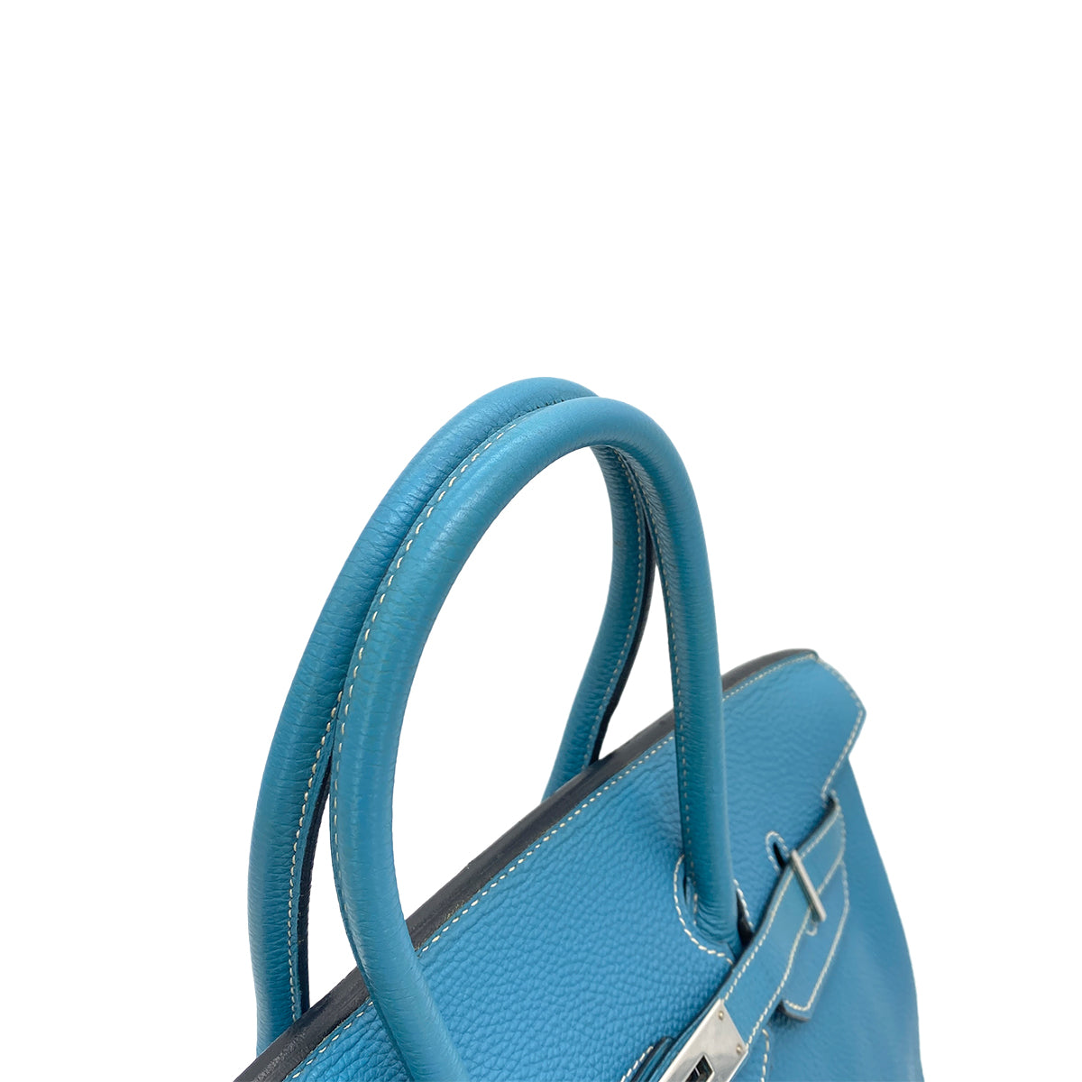 HERMES BIRKIN 35 BLUE JEAN TOGO HAND BAG □J SHW 90258108