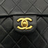 CHANEL VINTAGE MINI SQUARE 17 CHAIN SHOULDER BAG BLACK LAMB SKIN 90258114 - PURPOSE