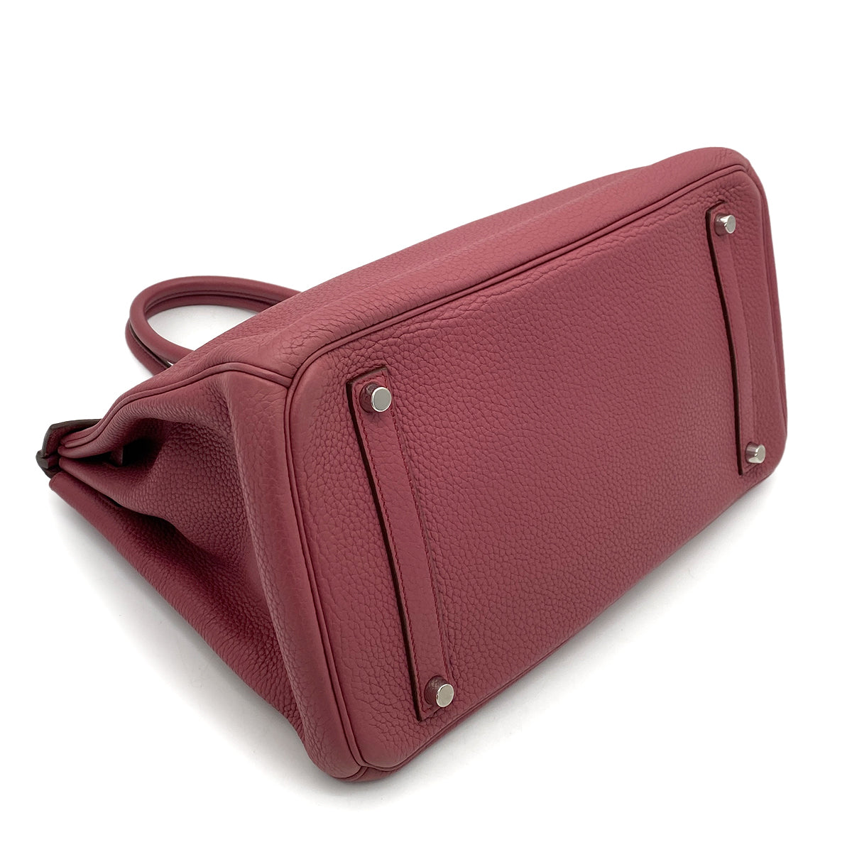 HERMES BIRKIN 35 ROSE WOOD TAURILLON CLEMENCE HAND BAG □O SHW 90258363