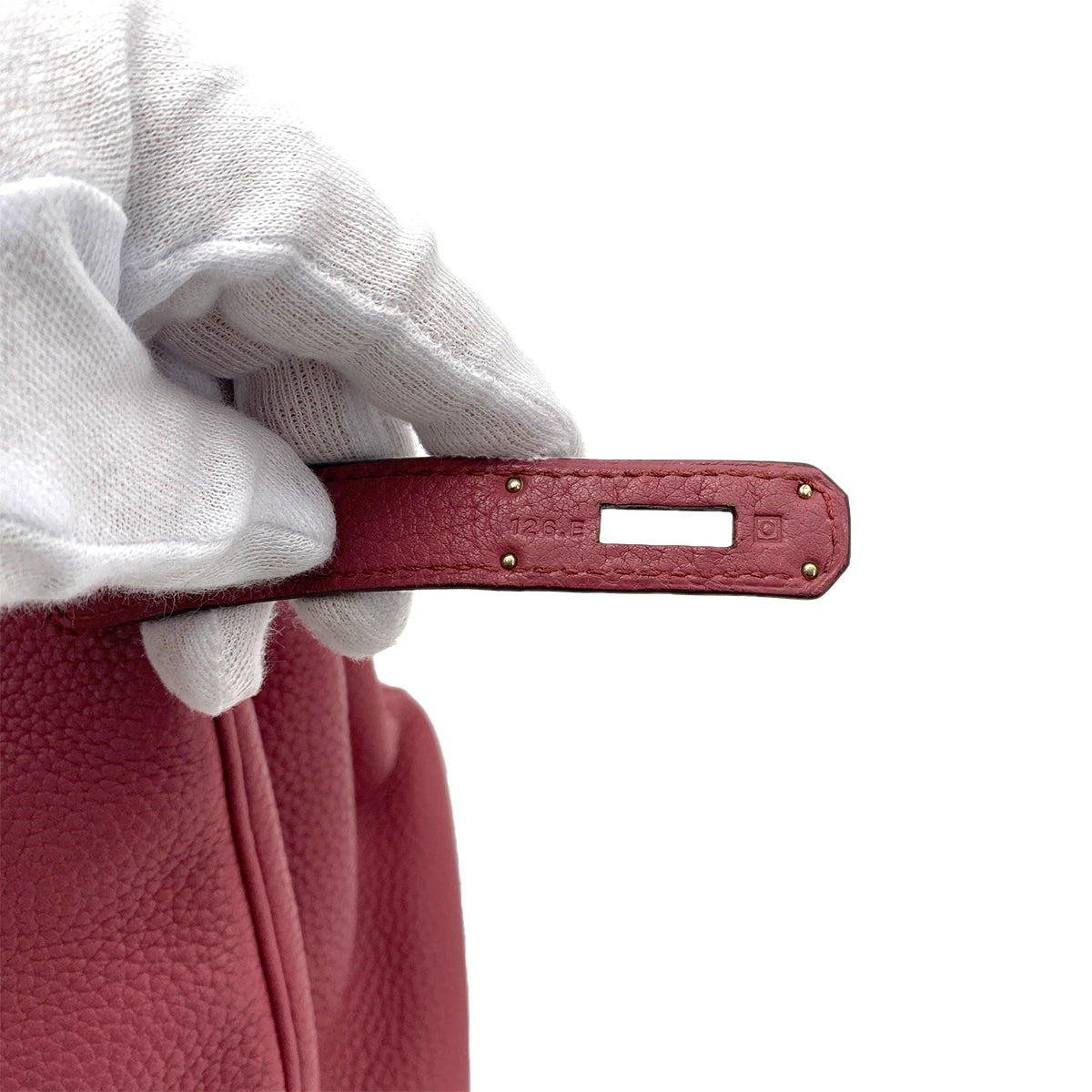 HERMES BIRKIN 35 ROSE WOOD TAURILLON CLEMENCE HAND BAG □O SHW 90258363