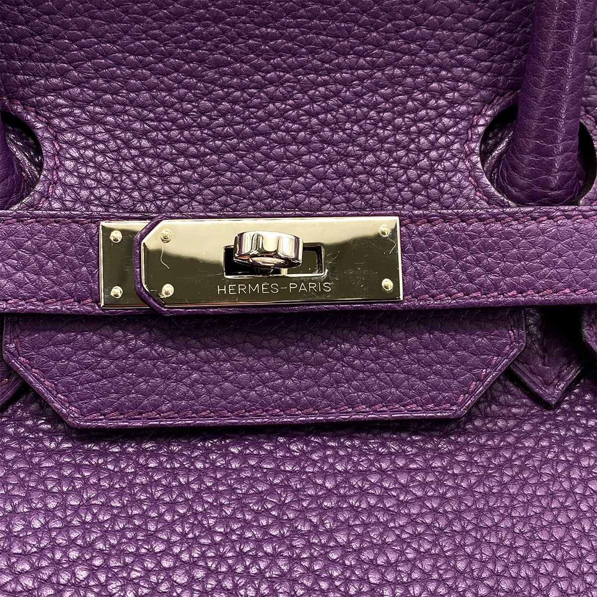 HERMES BIRKIN 35 ULTRA VIOLET TOGO HAND BAG □P SHW 90258481